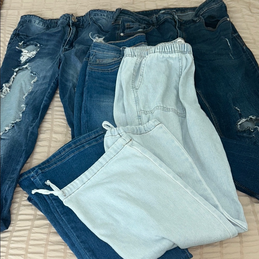 Stylish Denim Jeans Collection 4 pair bundle